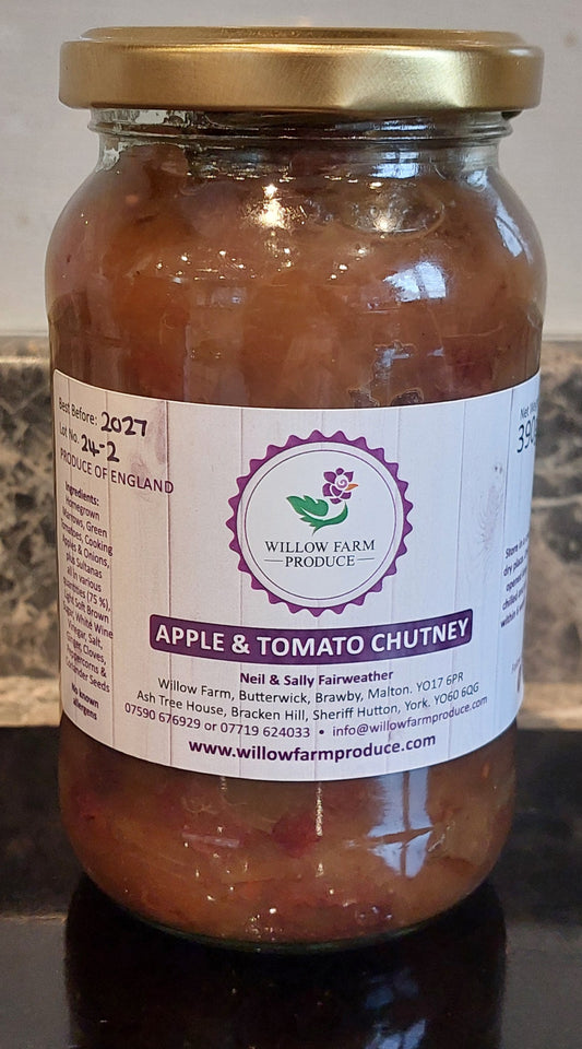 Homemade Tomato & Apple Chutney (local delivery & collection only)